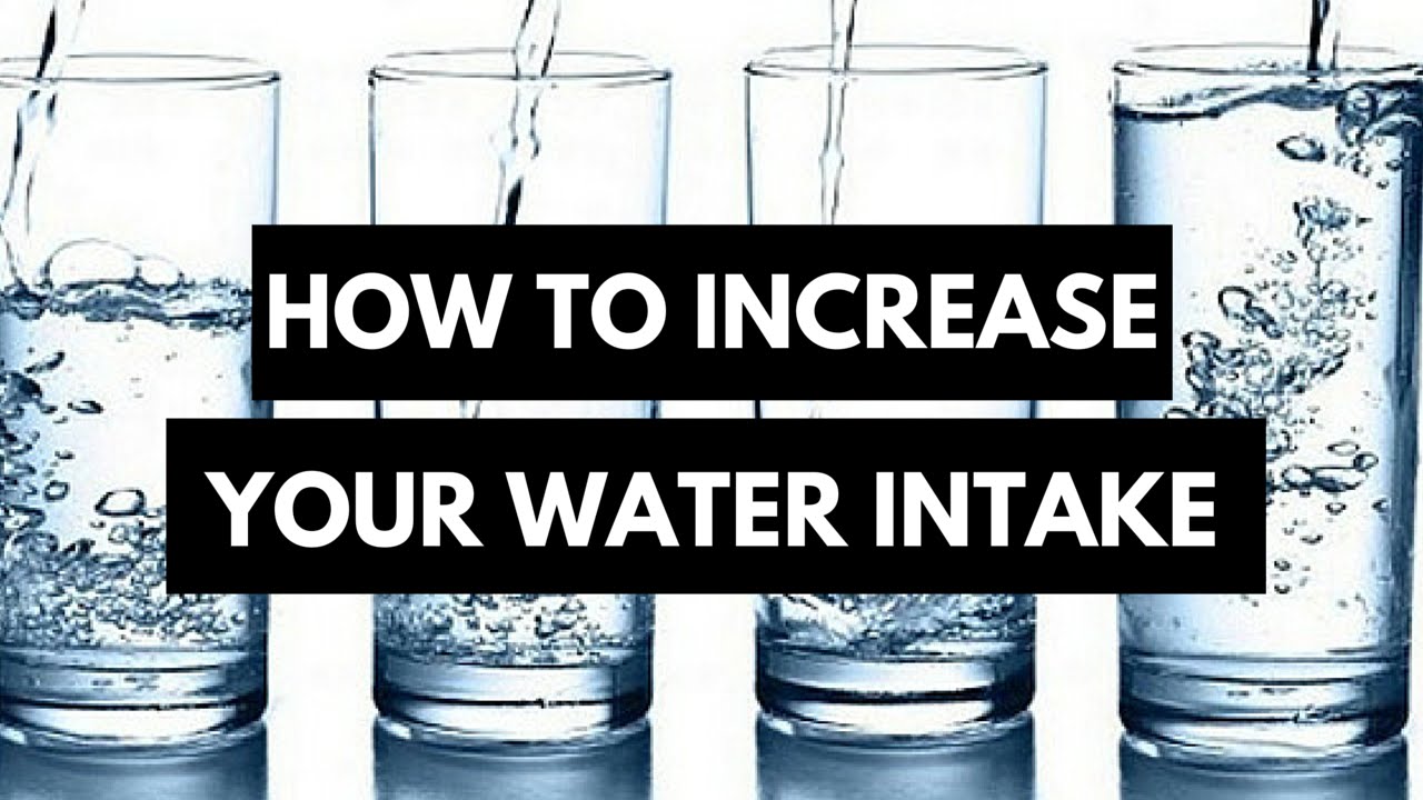 Improve your water intake