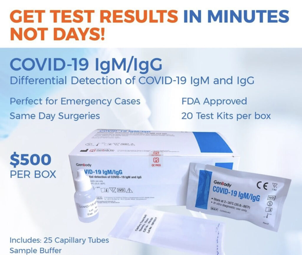 Wholesale Covid-19 antigen rapid test kits at Eriacta Pharmacy